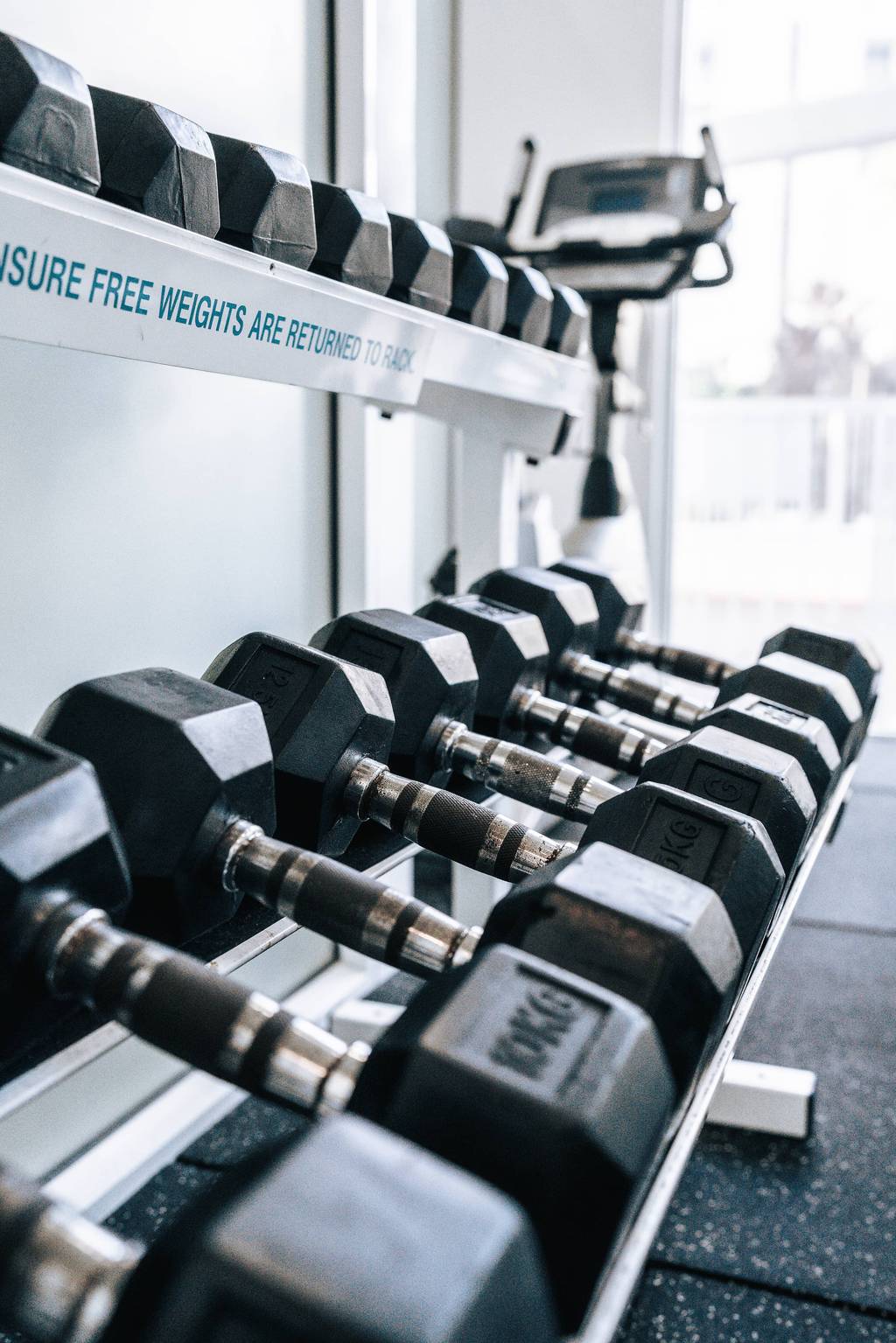 On-site gym equipment